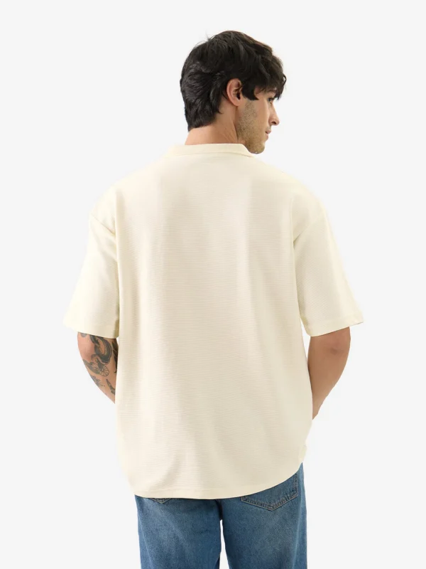 Ivory Breeze Textured Polo2 - Image 5