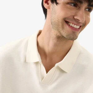 Ivory Breeze Textured Polo2